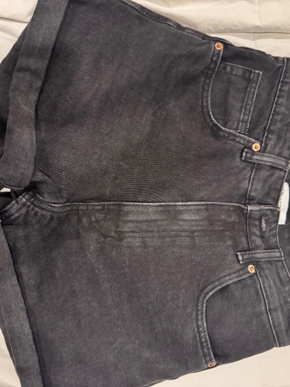 Zara high waisted jean shorts - size 4